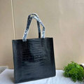 Black Croc Ted Baker Tote
