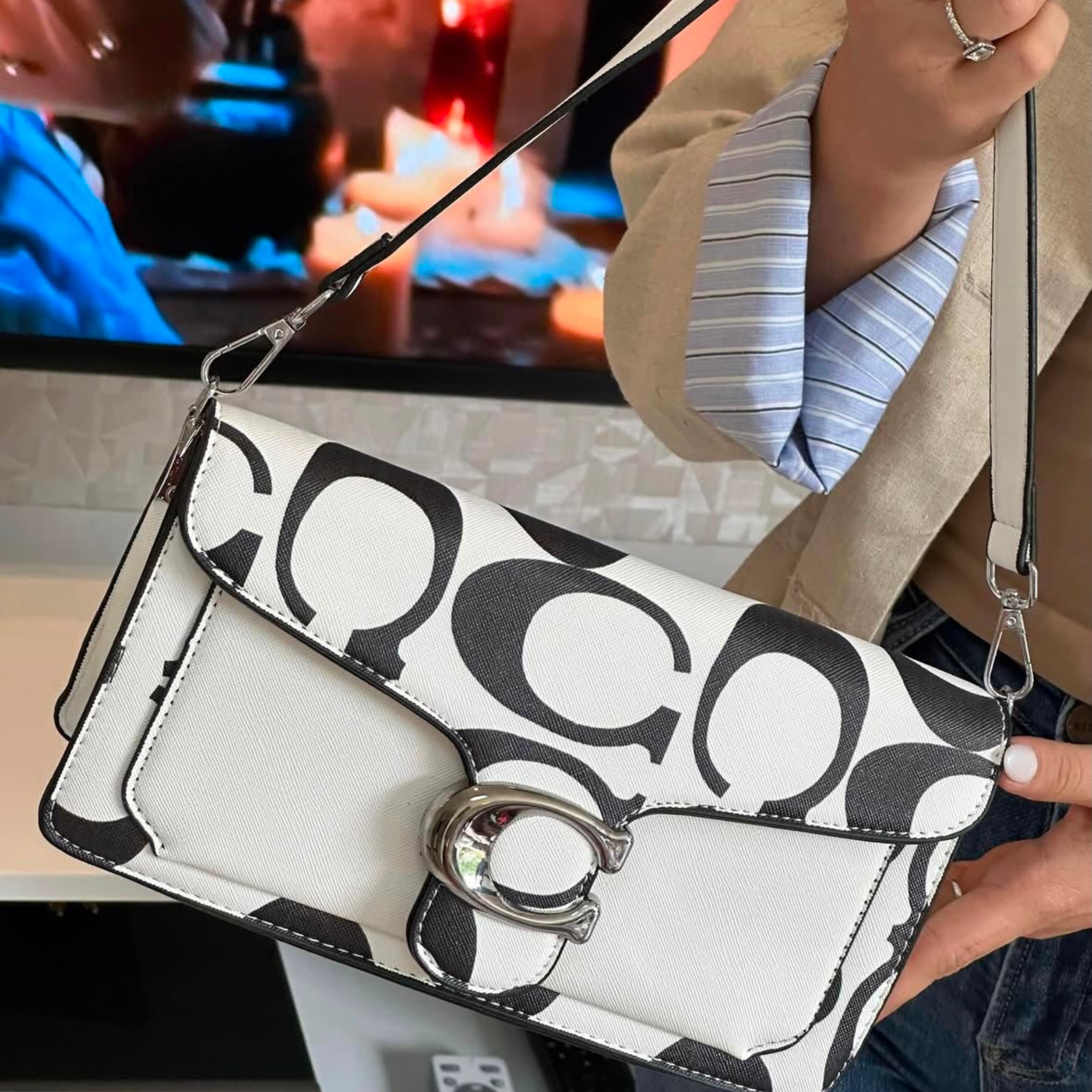 Monogram Crossbody (Coach Bag)