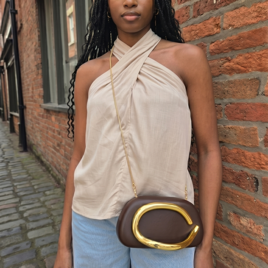 The Ivory Halo Clutch