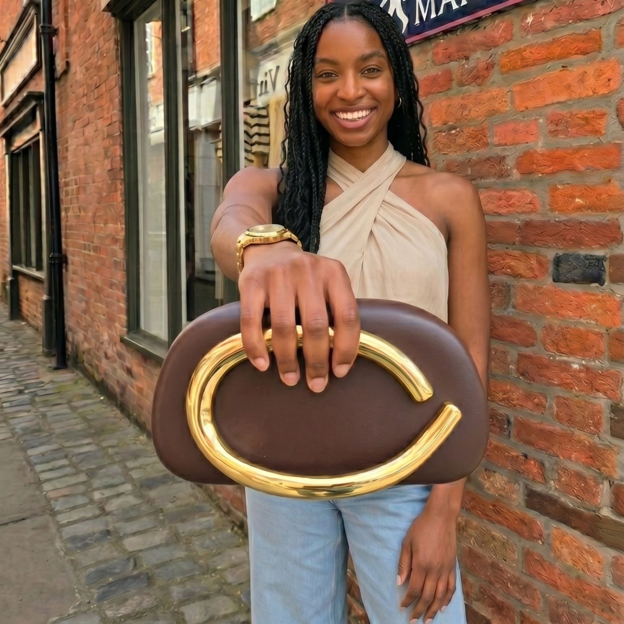The Ivory Halo Clutch